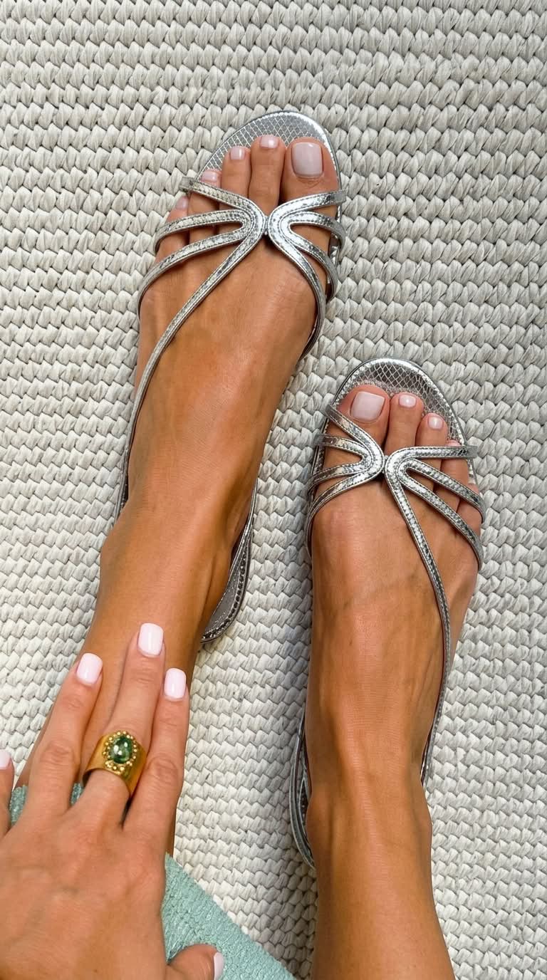 Geneva | Golden Sandals Summer Elegance